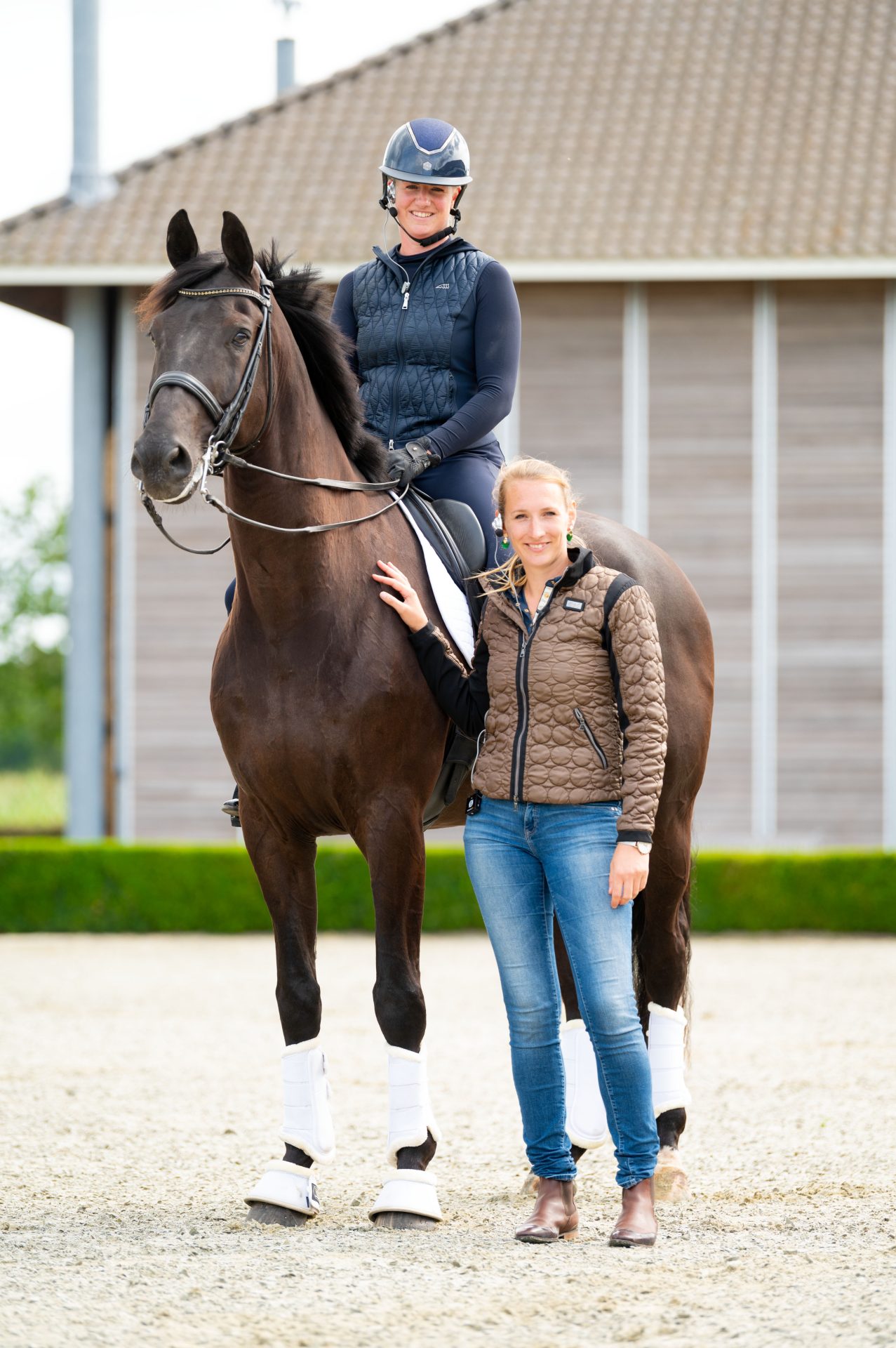 Online training houding en zit ruiter paardrijden
